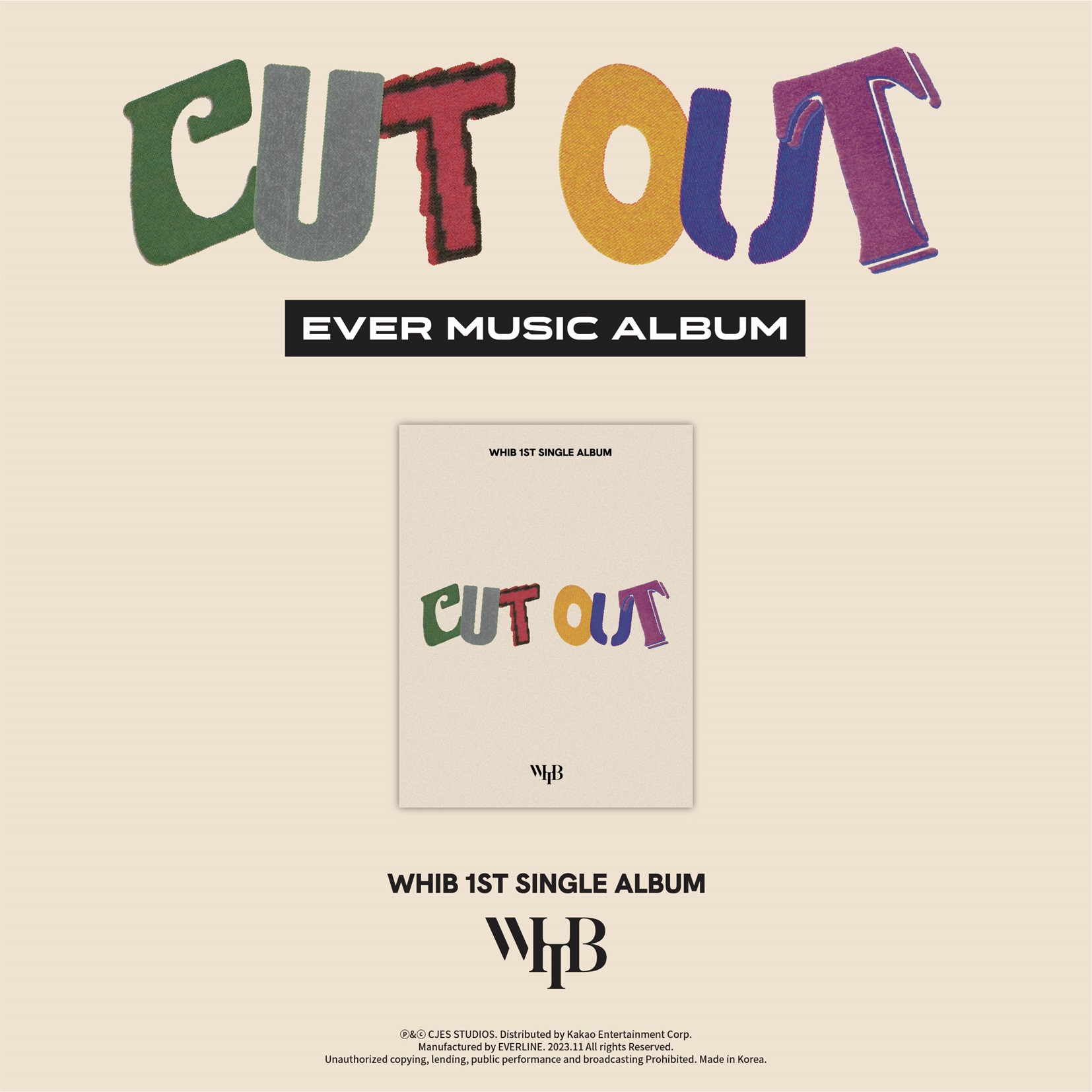 WHIB (휘브) - 싱글 1집 [Cut-Out] (EVER MUSIC ALBUM VER.)